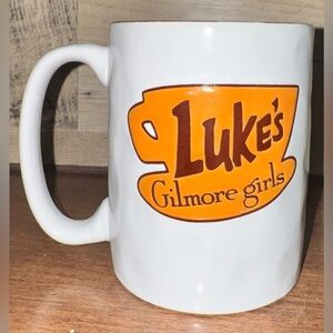 Cute 🥰 Luke's Diner Gilmore Girls Diner Large Coffee Tea Ceramic Mug Brown 17oz